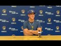 Watch Cooper Pratt before making his MLB debut with Milwaukee Brewers
