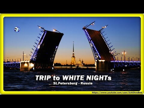 Video: White Nights: Magische Studien des Venedigs des Nordens