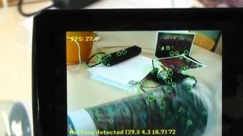 Real time 6DOF Object Detection and Tracking on a Mobile Phone