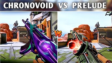 CHRONOVOID Vandal VS PRELUDE TO CHAOS Vandal Comparison || Which Is The Best Futuristic Vandal Skin