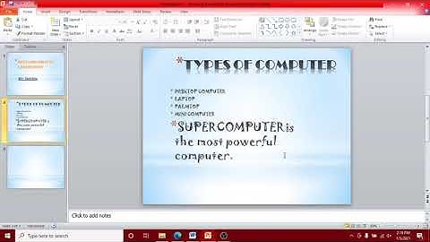 Class IV: Microsoft PowerPoint (Formatting in slides)