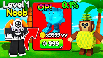 Starting Over as NOOB with OP BRAINROT PET in Roblox Climb and Slide!