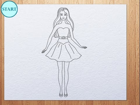 Featured image of post Pencil Drawings Of Barbie Princess Barbie a girl s best friend has and will always have a special place in our childhood memories