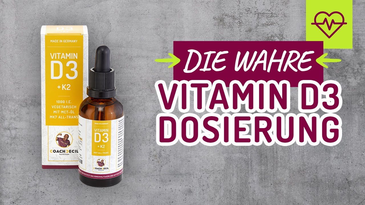 Vitamin D3 Die Wahrheit über die Dosierung. Wie viel brauchst du