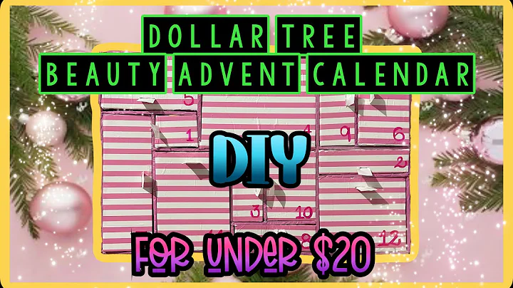 DIY DOLLAR TREE ADVENT CALENDAR UNDER $20 #dollartree #dollarstore #adventcalendar #xmas #diy