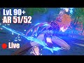 Genshin Impact - AR 52 Farm & LvL 90 Content (Diluc & Qiqi Constellation)