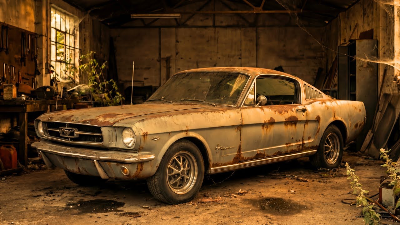 ASMR Car Restoration!  1967 Mustang Found in an Old Garage