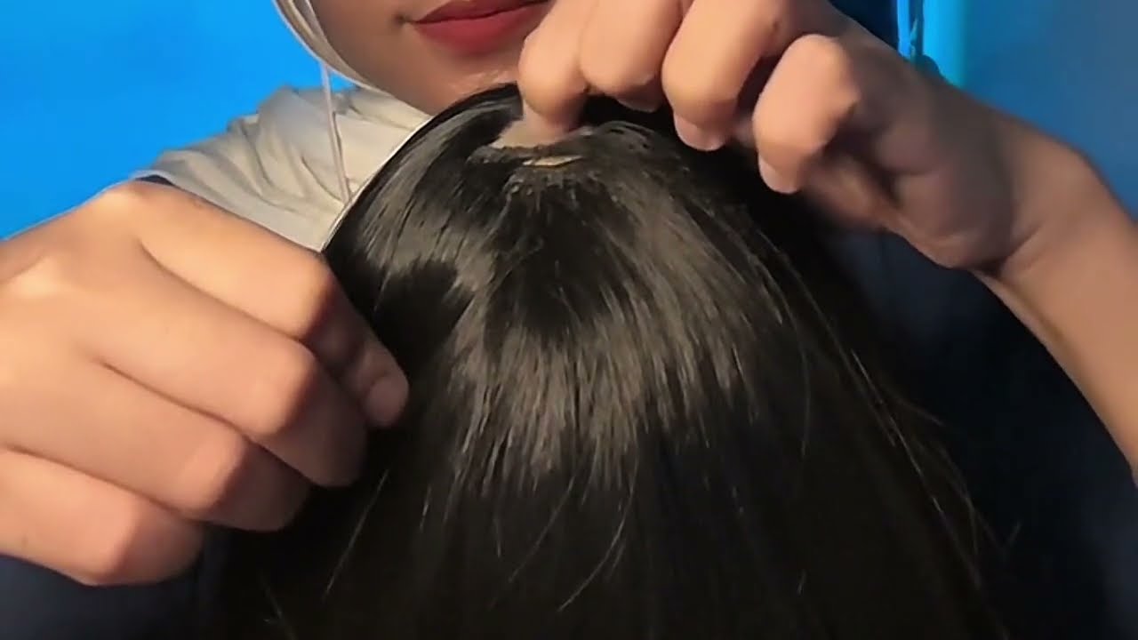 ASMR Garuk & Usap Kepala Pitak, Cabut Rambut, Hair Pulling & Scratching Bald Spot Hair [live replay]