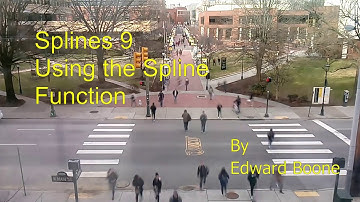 Splines 9 - Using the Spline function