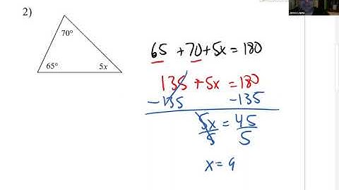 Triangle Angle Sum Theorem Video Lesson