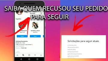 O que acontece quando a pessoa não aceita sua solicitação no Instagram?
