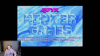 Playing Winter Games for the Atari ST
