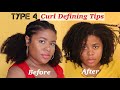 My Top Tips for POPPIN CURL DEFINITION for STUBBORN TYPE 4 Hair |Minerva Joy