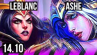 LEBLANC & Corki vs ASHE & Jinx (SUP) | 11/3/13, 700+ games, Dominating | KR Diamond | 14.10