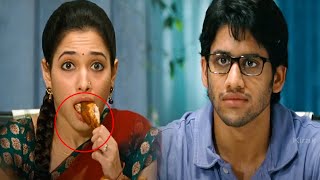 Naga Chaitanya & Thamanna Funny on Eating Chicken | @KiraakVideos