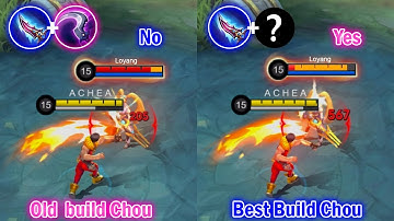 I FINALLY FOUND GLOBAL 1 BUILD CHOU (wtf damage)… - Mobile Legends