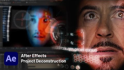 HUD from Iron man (3)  | After Effect Project Deconstruction