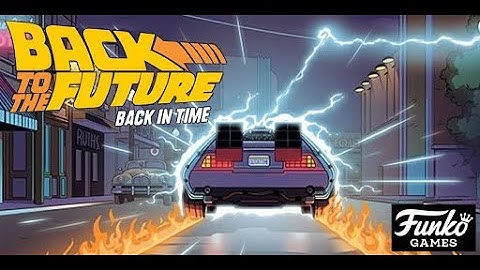 Back to the Future: Back in Time Board Game by Funko Games Unboxing
