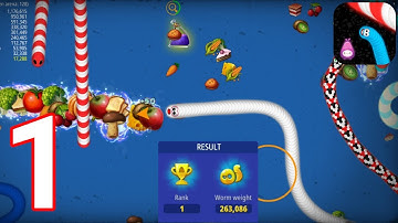 Worms Zone .io - Gameplay Walkthrough Part 1 ( iOS Android )  AllTag Gaming