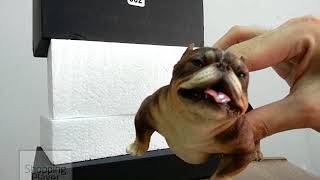 Mr.Z 1/6 scale American Bully Pitbull 2.0 light color 002 Dog 12” figure | Shopping Player screenshot 2