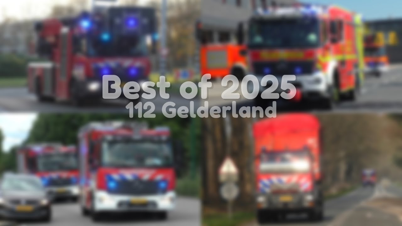 BEST OF 2025 1 UUR COMPILATIE | Heel veel Hulpdiensten met spoed in 2025