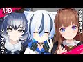 【#APEX】花京院ちえりちゃん、ダイアウルフちゃんとコラボ 【 紡音れい 視点　#猫花狼】