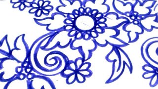 BELAJAR MENGGAMBAR BUNGA BATIK