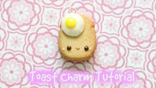Polymer Clay Toast Charm Tutorial