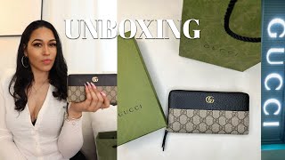 Unboxing GUCCI GG Marmont Zip Wallet- Price | Care Tips + Gucci's Return Policy 🐍