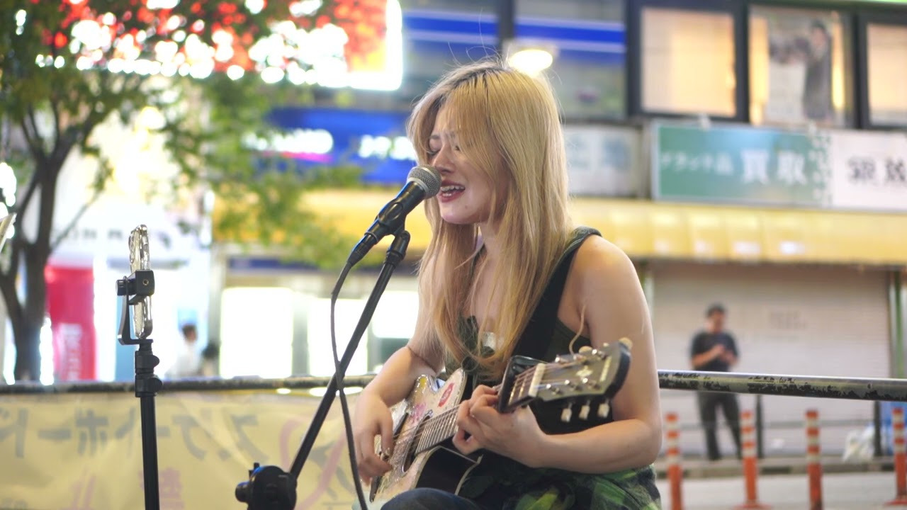 seauka「Flavor Of Life/宇多田ヒカル」cover 弾き語り路上ライブ
