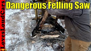 Feller Buncher Saw Chewed Up Caterpillar Track by lovesloudcars 144 views 2 months ago 1 minute, 57 seconds