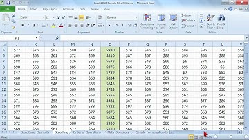 Microsoft Excel 2010 Tutorial: Scrolling With and Without Scroll Bars | K Alliance