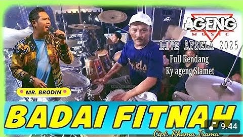 BADAI FITNAH //  [ CIPT. RHOMA IRAMA ] // BRODIEN  // AGENG MUSIC LIVE APSELA KOREKS 2025