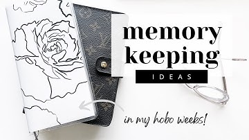 Flip Through // How I memory keep in my Hobonichi Weeks planner