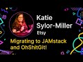 Migrating to JAMstack and OhShitGit! talk, by Katie Sylor