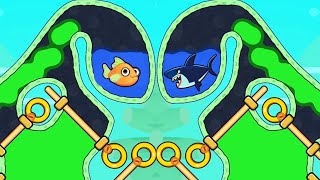 save the fish / pull the pin level mobile game save fish game pull the pin android game puzzle