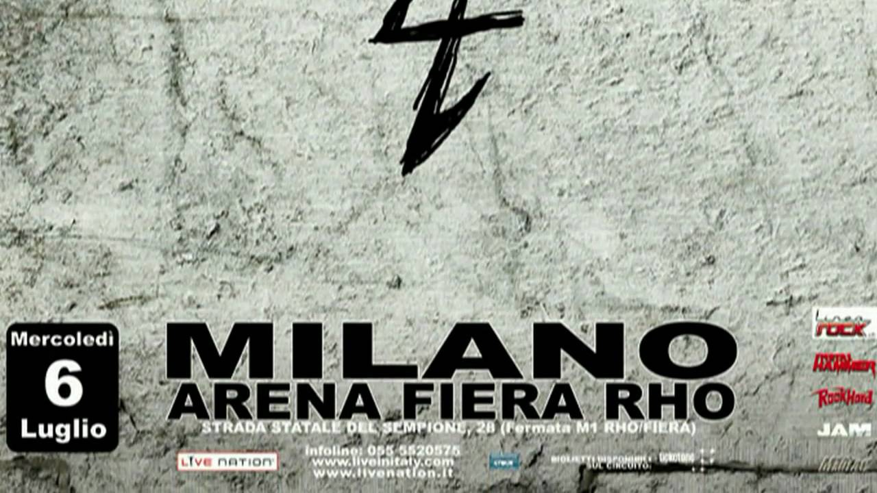 Big 4 in Italia - Fiera di Milano (Rho) - 6 Luglio (Metallica-Slayer-Megadeth-Anthrax) auf YouTube ansehen Big 4 in Italia - Fiera di Milano (Rho) - 6 Luglio (Metallica-Slayer-Megadeth-Anthrax) auf YouTube ansehen