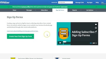 How To Create An Email List or Campaign In Aweber Autoresponder