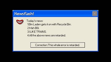 Microsoft Sam Reads Retarded Windows Errors (S1EP2)