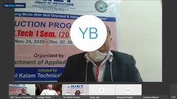 e- Students Induction Program B.Tech I Year (2020-21)
