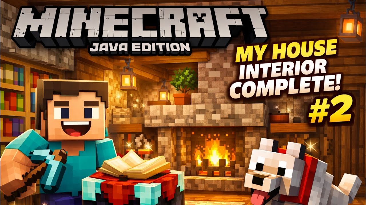 MY HOUSE INTERIOR COMPLETE ||| MINECRAFT JAVA EDITION GAMEPLAY#2 - YouTube
