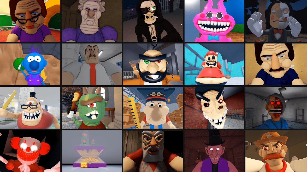 ESCAPE MR CRAZY'S CARNIVAL, GRUMPY GRAN, BETTY'S NURSERY, POLICE VALERY ...