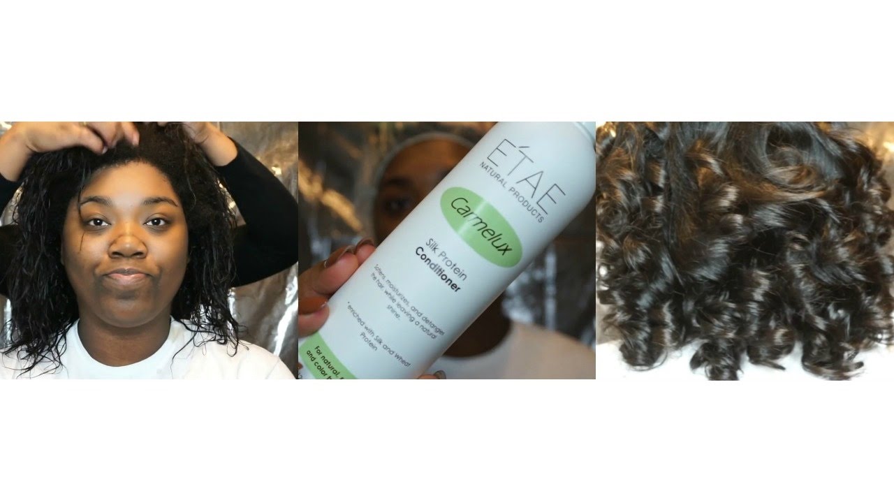 E'TAE Carmel Treatment Repairing Heat damage on Natural Hair YouTube