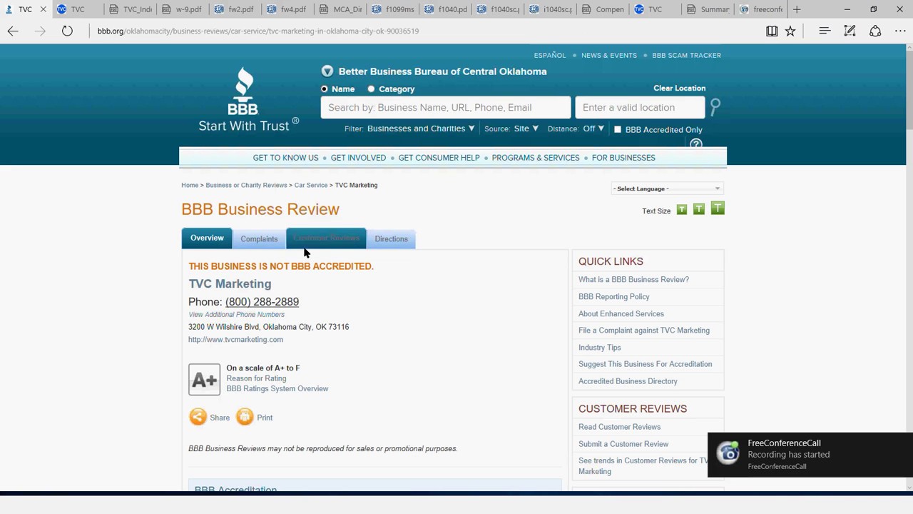TVC Marketing (A+ BBB Rating) YouTube