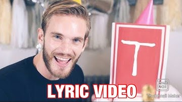 PewDiePie, Boyinaband, and Roomie - Congratulations (Lyric Video)