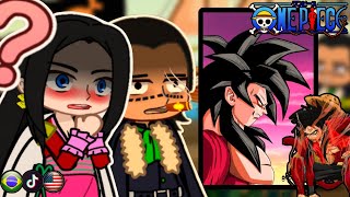 War Lords React To Goku As Luffy | Dragon Ball Gt | One Piece | Gacha Club Life
