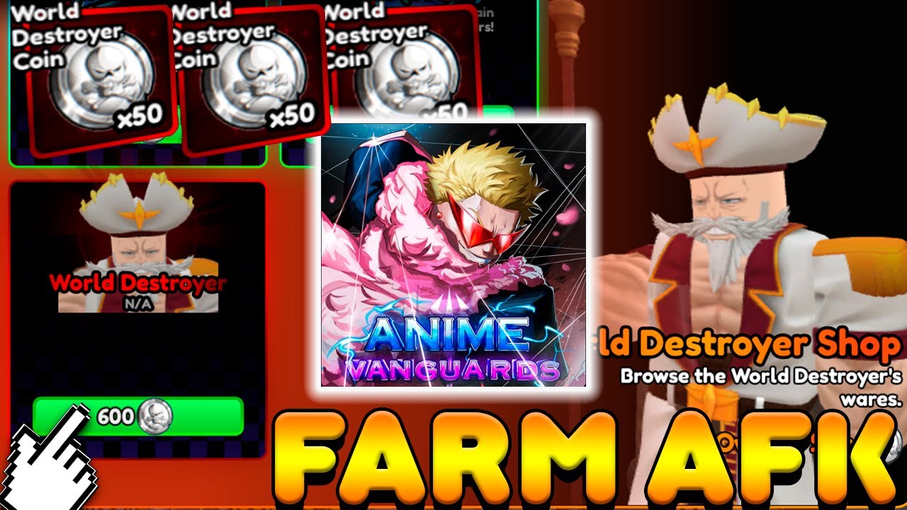 COMO FARMAR AFK NO NOVO EVENTO DO ANIME VANGUARDS