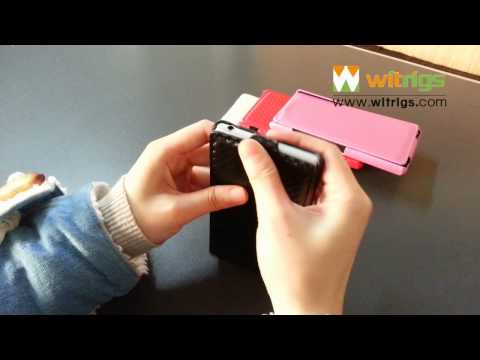 Black Sony Xperia Z1 Flip Leather Case Review