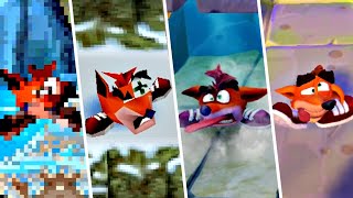 Evolution of crushed Crash Bandicoot (Animation) (1996 - 2020)