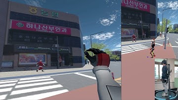 Omni-directional VR treadmill test with unity3D